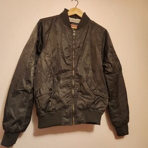 Tokyo Laundry Women's Gwydir Borg Lined Bomber Jacket in Amazon Khaki Size S